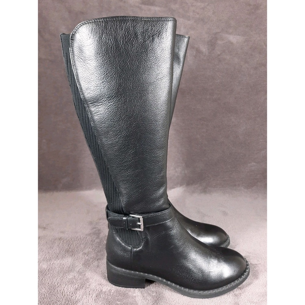 Gentle Souls Kenneth Cole Womens Black Brinley Riding‎ Boot 8M